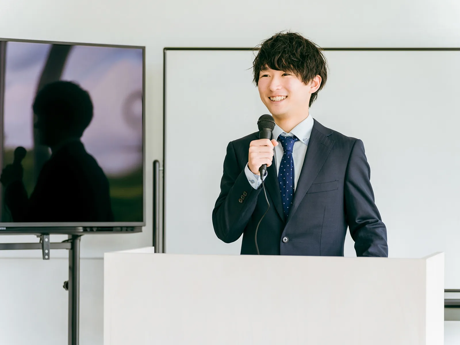 経営方針説明会の様子